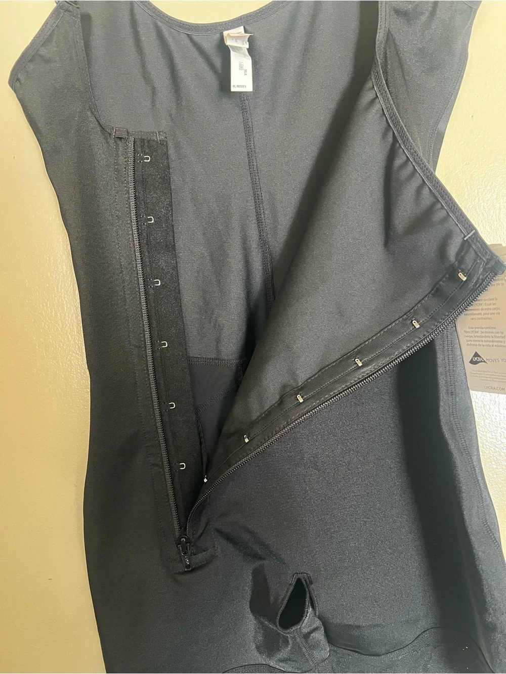 Vanna  Belt Black Scoop Neck Bodysuit